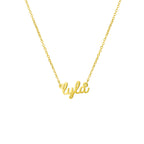 Personalized Necklace 18k Gold Plated Stainless Steel Pendant Jewelry Birthday Christmas Gift Lyla