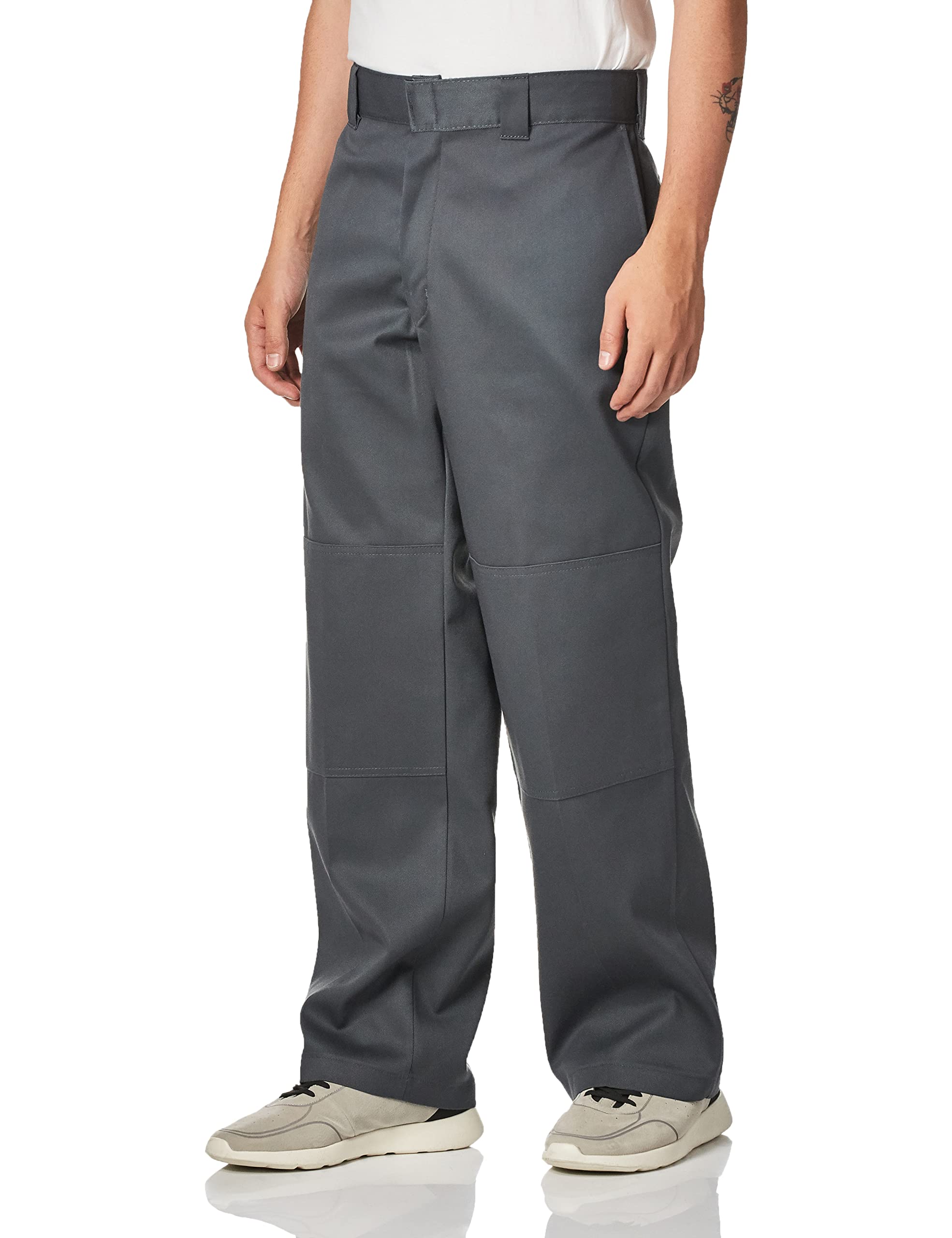 Mens FLEX Loose Fit Double-Knee Work Pant - cHARcOAL _30 - 30(D0102H7ML5P)