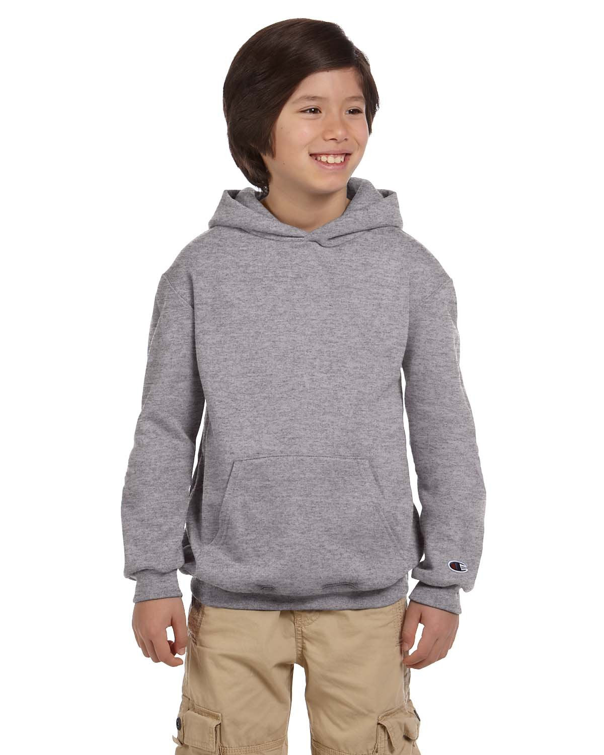Youth Powerblend Pullover Hooded Sweatshirt - BLAcK - S(D0102HI3FSW)