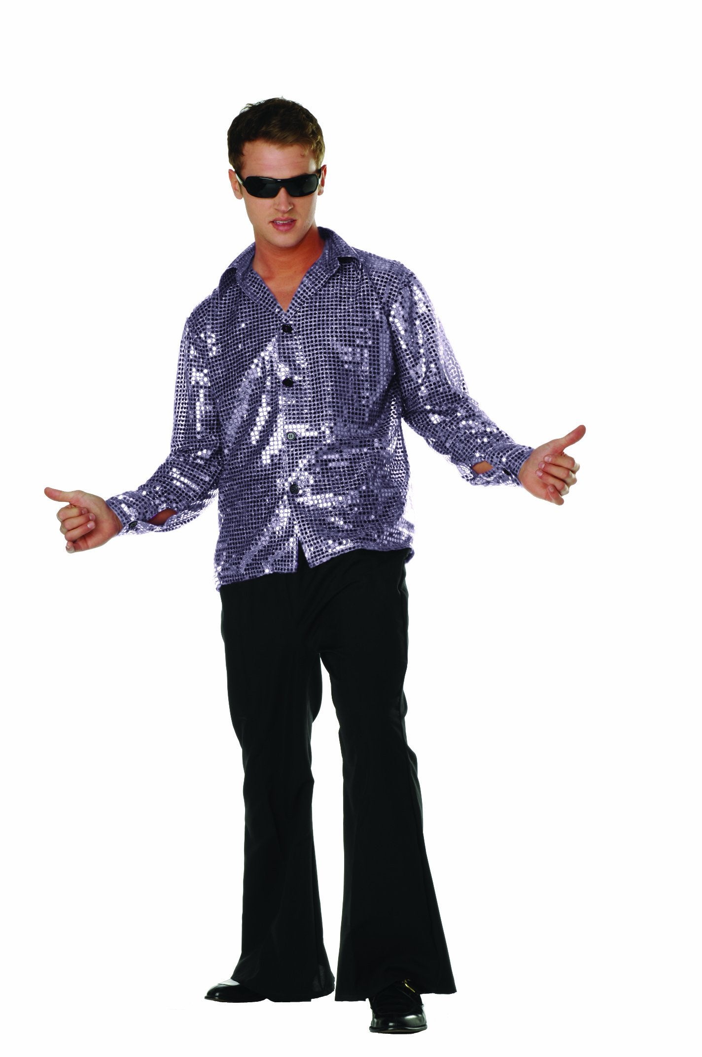 Disco Inferno AdSilver Shirt L