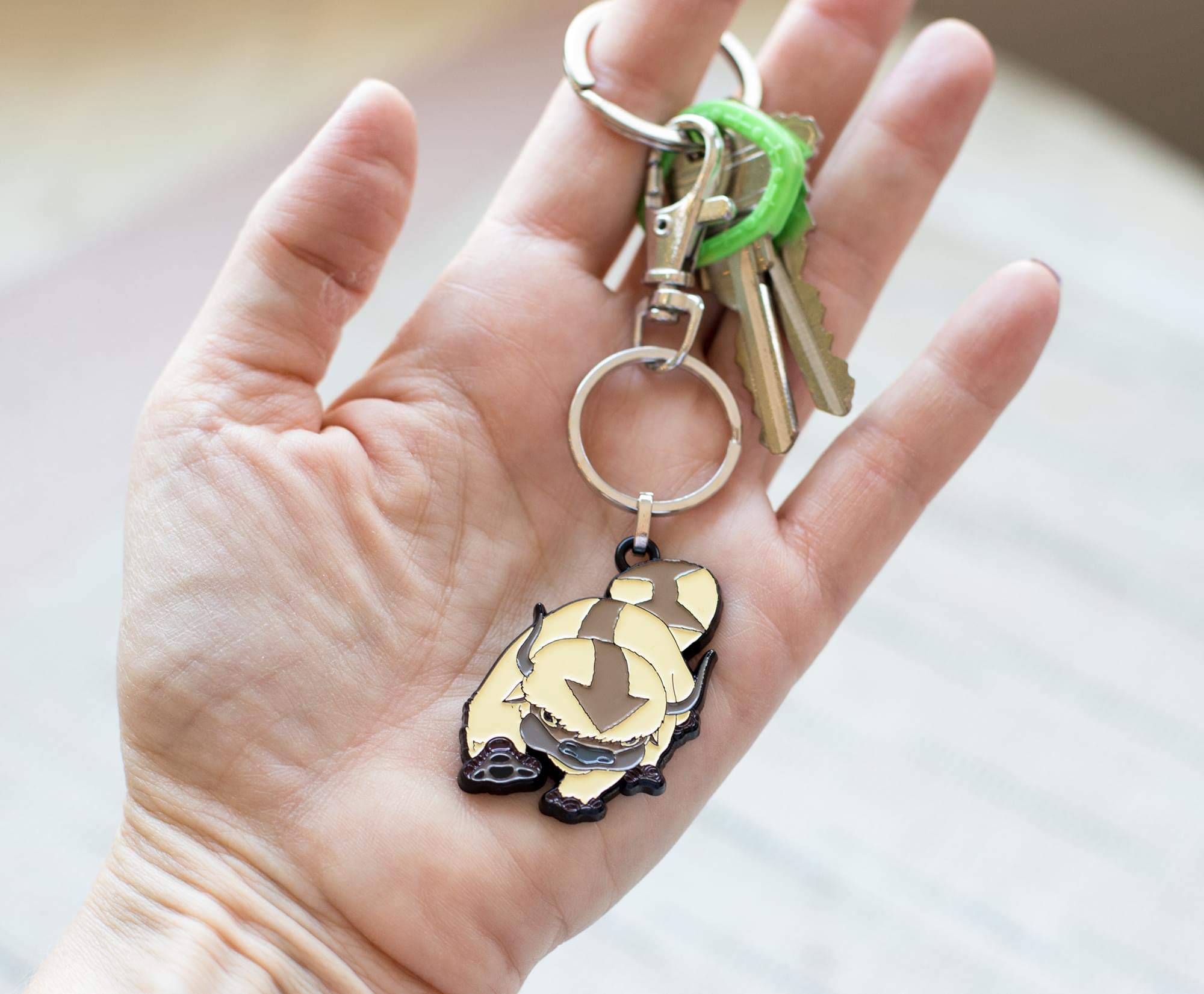 SalesOne LLC Avatar: The Last Airbender Appa Enamel Pendant Keychain