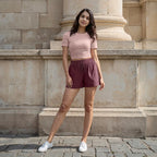 BlissClub AirMeltTM Shorts | Weightless Fabric | Elasticated Waistband | Drawcord | Flattering fit | Cool-to-Touch Fabrics