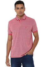 Allen Solly Men Regular Fit Solid Cotton Polo Shirt