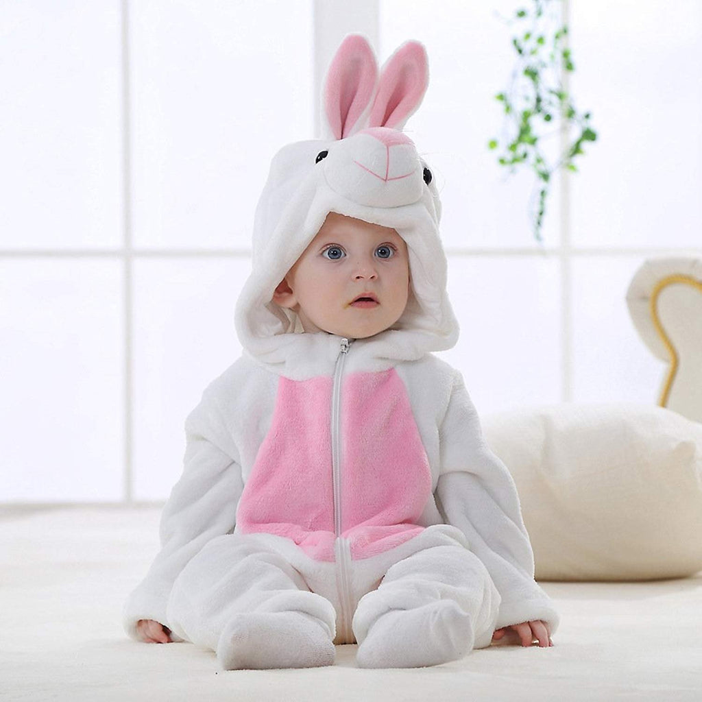QZERPLAY Unisex Unisex Baby Halloween Costumes Cartoon Outfit Homewear (120(for ages 30-36months), Bunny)
