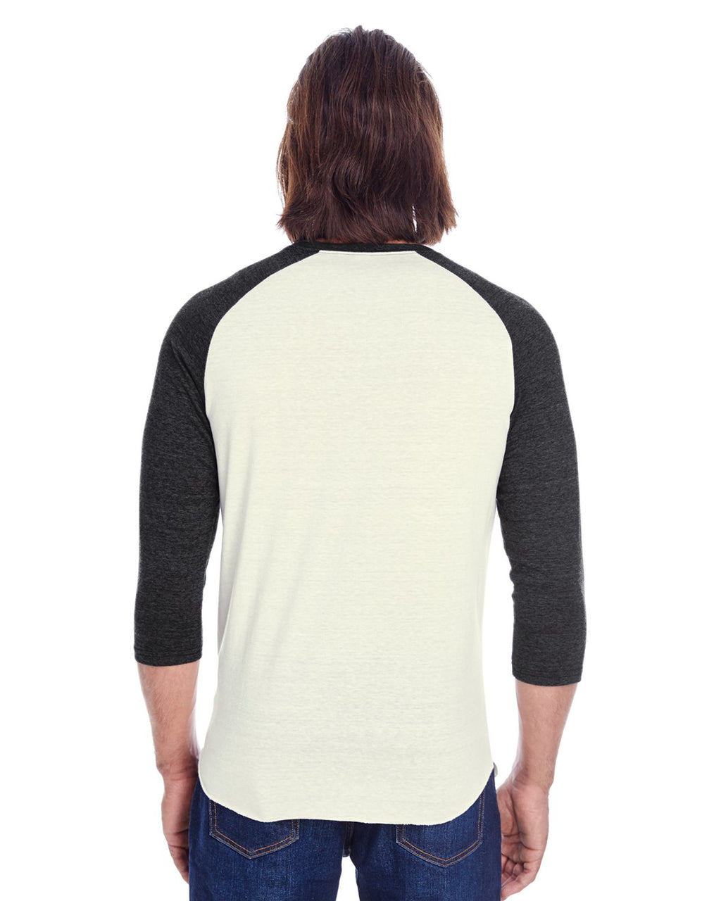 Unisex Triblend 34-Sleeve Raglan - cRM cRD BLK TRB - 3XL(D0102H7KcK2)