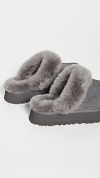 UGG Women's Disquette Slipper, Charcoal, 9