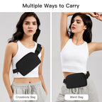 YINHEXI Belt Bag, Crossbody Bags for Women - Soft Nylon Waist Packs for Women, Adjustable Strap 30''-45'', Versatile Fanny Pack