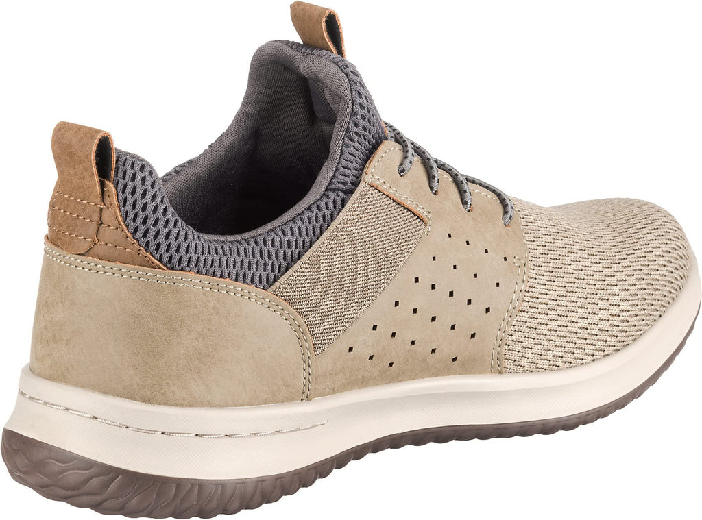 Skechers Men's Classic Fit-Delson-Camden Sneaker, Taupe, 11 M US
