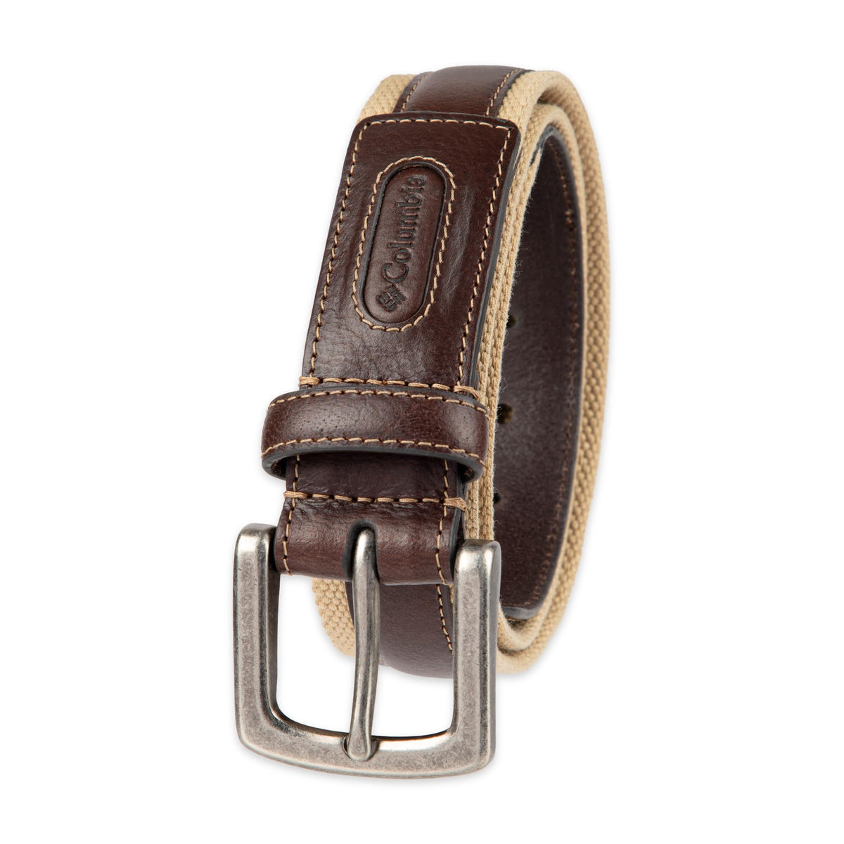 Columbia MenS 35Mm Washed Cotton Belt,Khaki,40 40