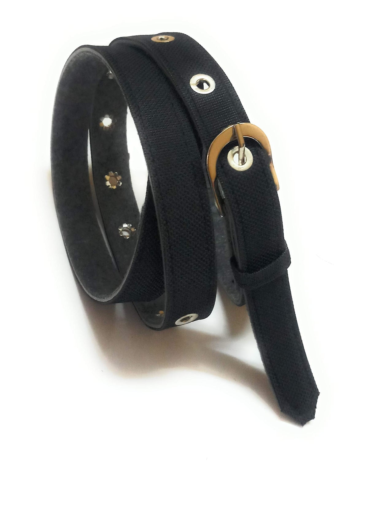 Generic Women Xxxl Over Size Plus Size Denim Material Black Belt For Beige Color Trouser 3