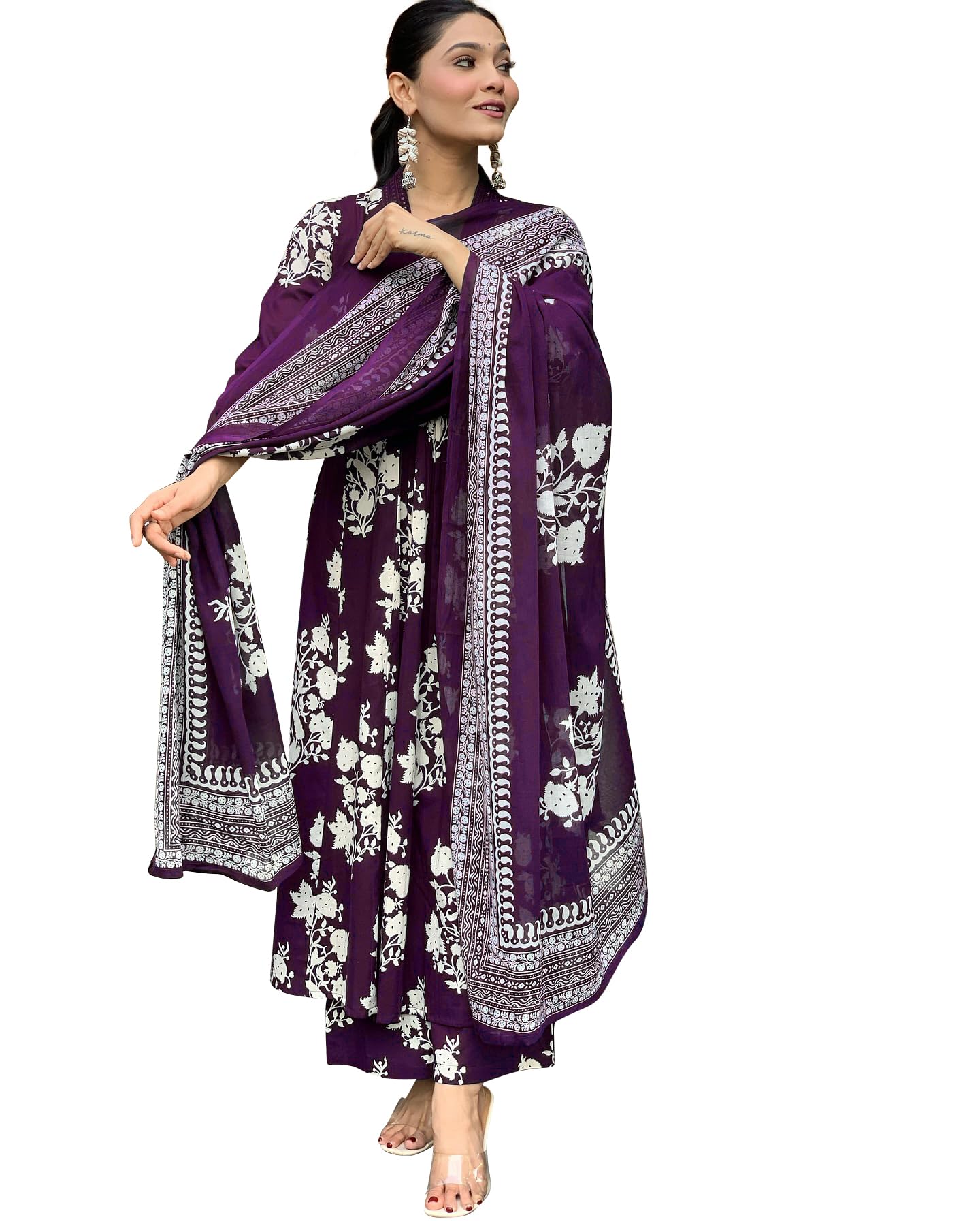 Toochki Salwar Suit With Dupatta For Women | Anarkali Salwar Suit With Dupatta For Women | Kurta Set With Dupatta| Embroidered W