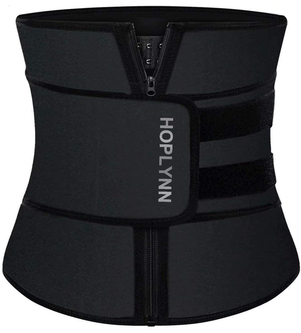 HOPLYNN Neoprene Sweat Waist Trainer Corset Trimmer Belt for Women Weight Loss, Waist Cincher Shaper Slimmer Black XXXXLarge 4