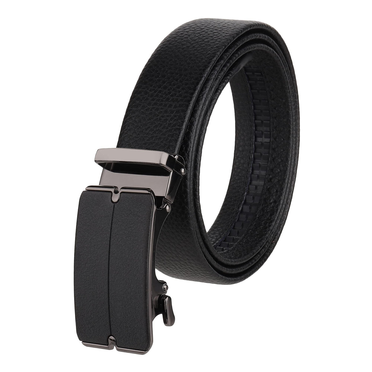 Zacharias MenS Faux Leather Belt With Autolock Buckle S131 (Black, 5Xl) (Pack Of 1) 5