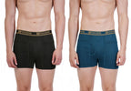 PRAKASAM COTTON -Marlow Mens 100% Pure Combed Cotton Outer Elastic Pocket Trunks (Pack of 2)