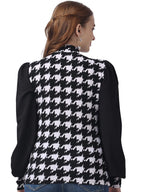 POPWINGS Casual Printed Solid Top for Women || Long Puff-Sleeves Women Top || Round-Neck Top for Women || Stylish Latest Western