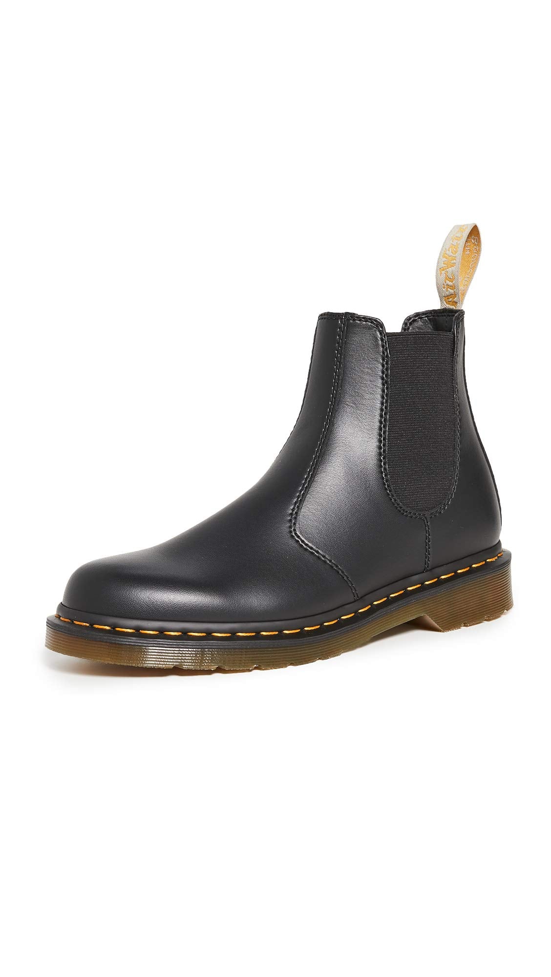 Dr. Martens Men's 2976 Felix Rub Off Chelsea Boot, black, 7 Men/8 Women US