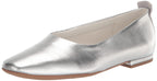 Franco Sarto Womens Vana Slip On Ballet Flat, Metallic Silver, 7