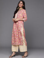 Libas Womens Cotton Kurta Sets (33206O_Pink