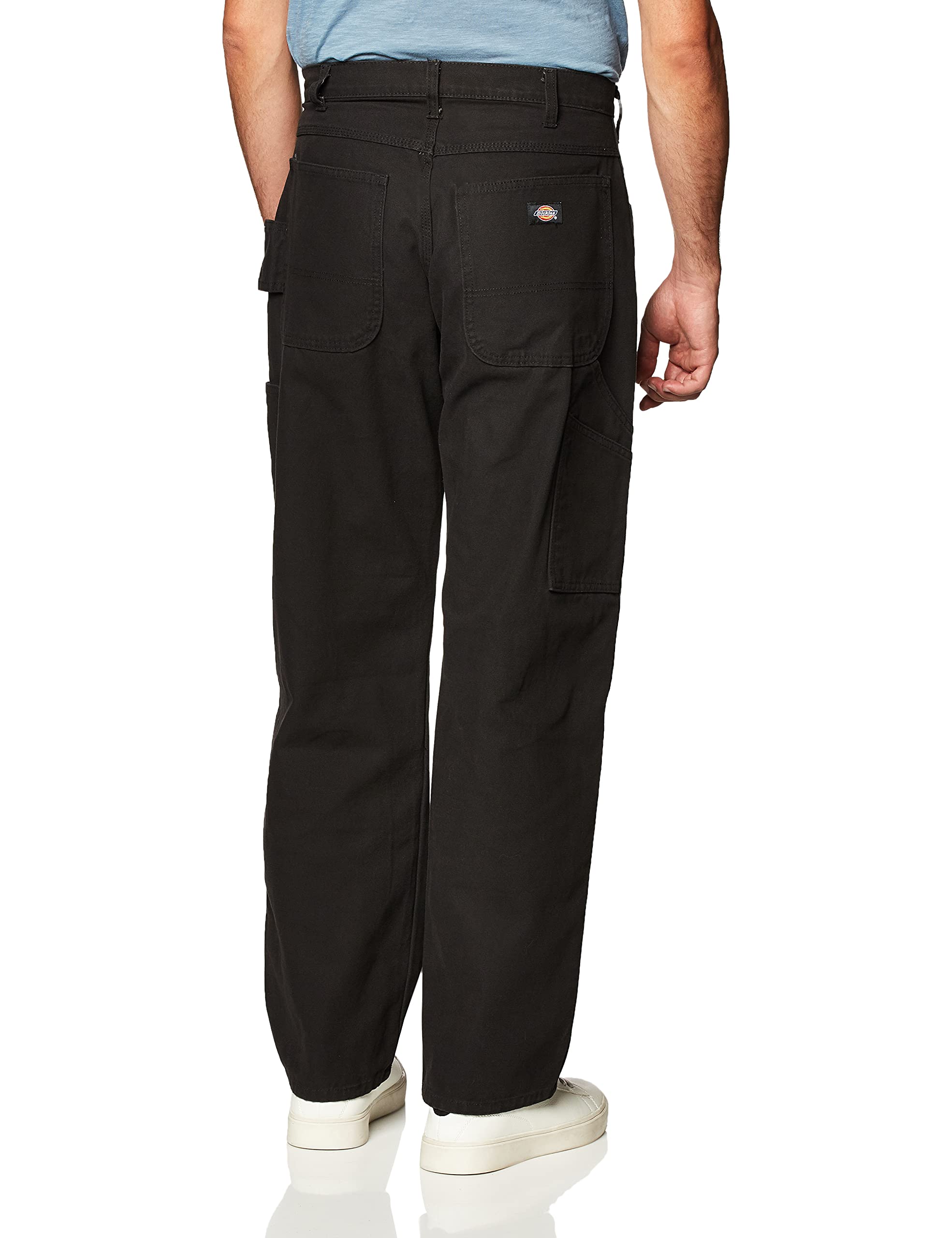 Dickies mens Sanded Duck Carpenter jeans, Black, 42W x 30L US