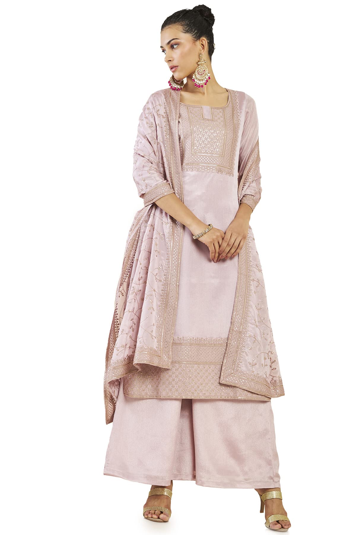 Soch Women Cotton Blend Chudidar Set