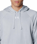 Under Armour Men's Rival Fleece Hoodie, (011) Mod Gray / / White, 3X-Large