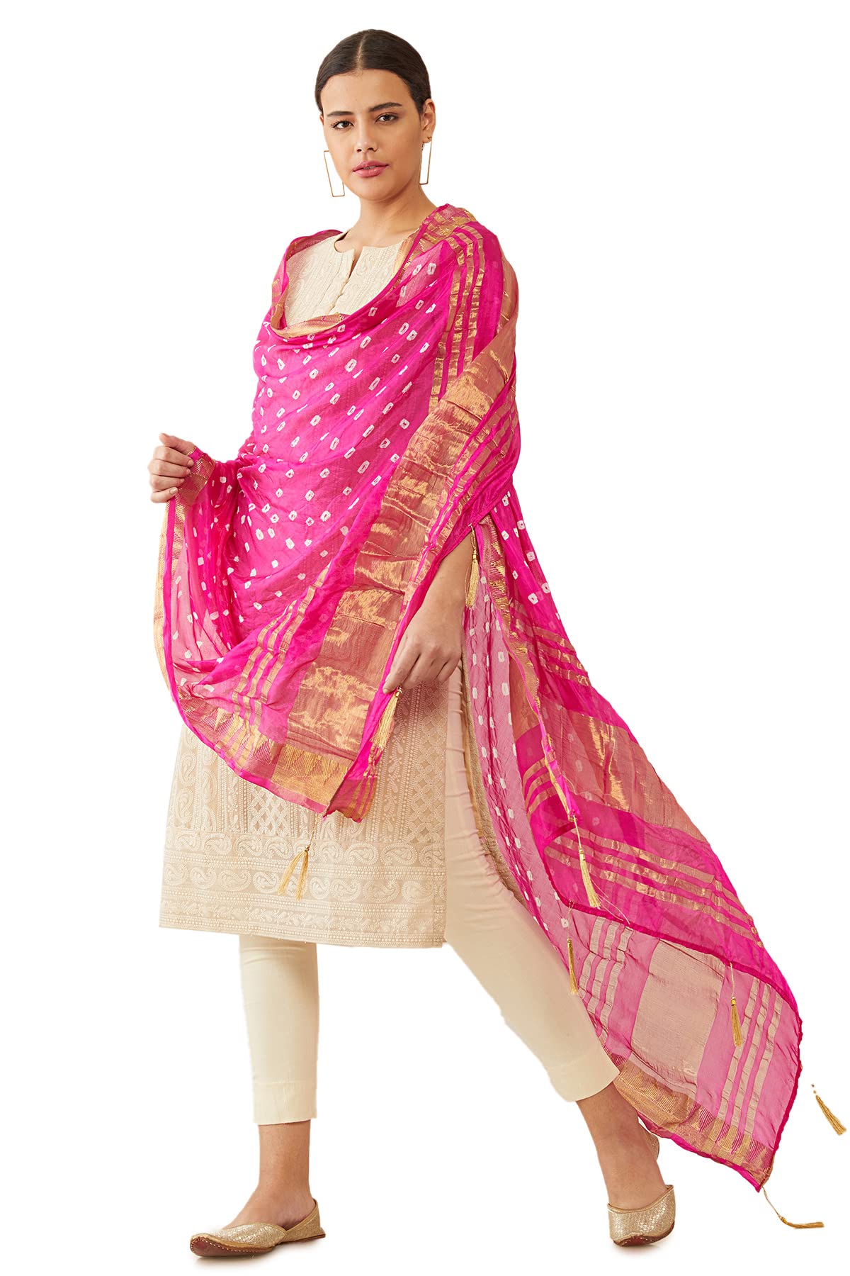 Soch Women Polka Dot Dupatta