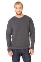 Unisex Drop Shoulder Fleece - WHITE - XS(D0102H7W9V8)