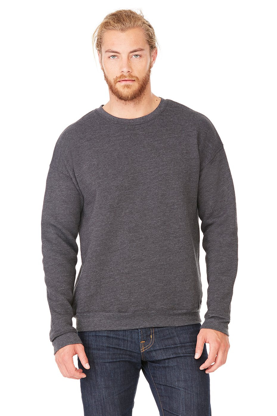 Unisex Drop Shoulder Fleece - WHITE - XS(D0102H7W9V8)