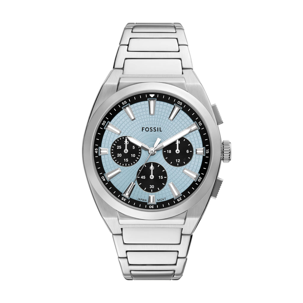 Fossil Men's Everett Chronograph Stainless Steel Watch