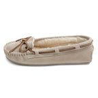 Minnetonka Womens Cally Moccasin Slipper Stone Size 7