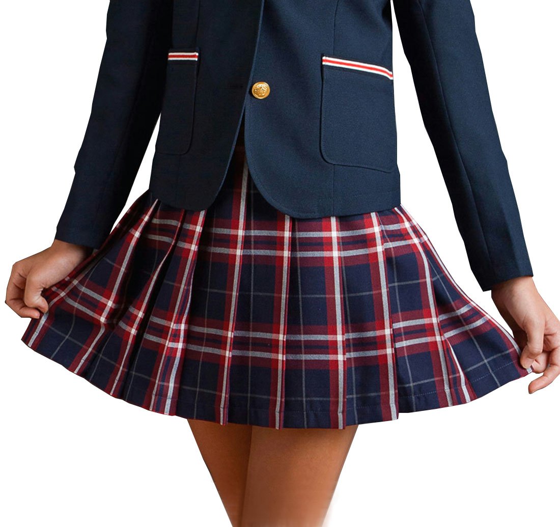 Beautifulfashionlife Girlss Japan Back to School Uniform Pleated Cosplay Costumes Skirts