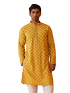 Jompers Mens Embroidered Staight Kurta Set