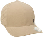 Hurley Men's Phantom Ripstop Curved Bill Baseball Cap, Khaki/Black, L-XL