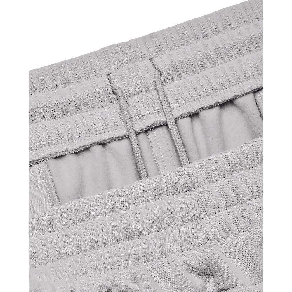 Under Armour Mens ArmourFleece Straight Leg Pant, (014) Halo Gray / / Black, Small