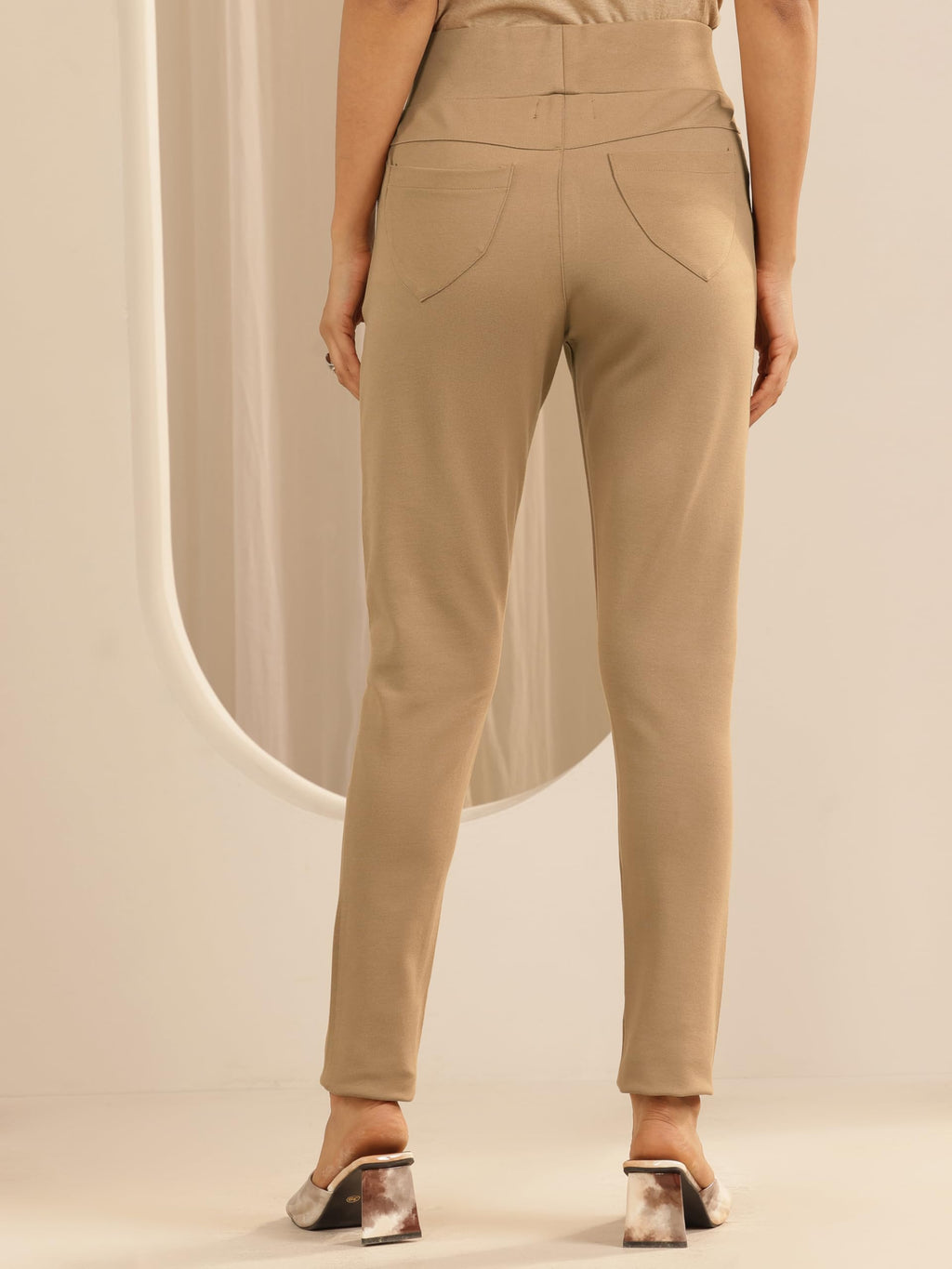 Libas WomenS Regular Jeggins (Pl1679_Beige