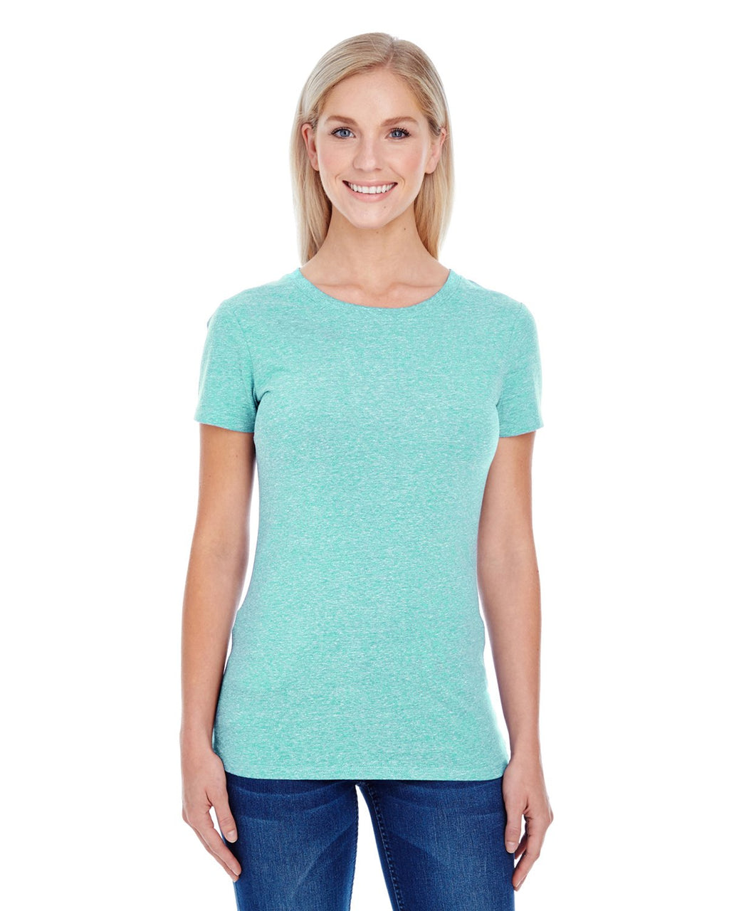 Ladies Triblend Short-Sleeve T-Shirt - cREAM TRIBLEND - 2XL(D0102H7N5EJ)