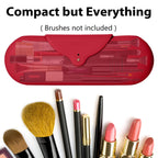 Perfuny Makeup Brush Bag Travel Makeup Brush Holder Silicone Makeup Brush Pouch Cosmetic Bag Makeup Brush Case Brushes Organizer