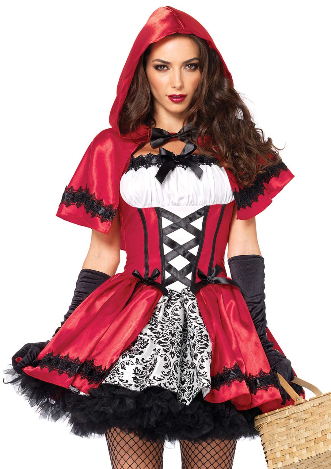 Leg Avenue costume, RedWhite, Large