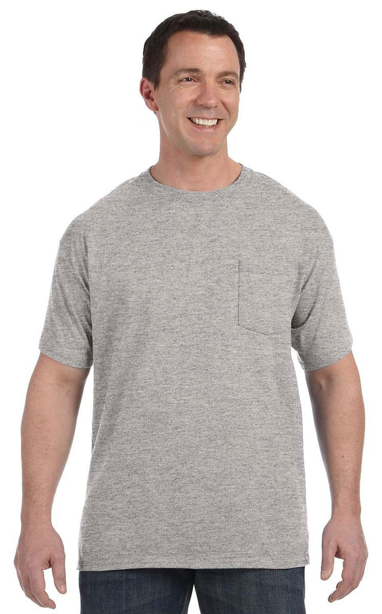 Mens Authentic-T Pocket T-Shirt - ASH - S(D0102H7KW5X)