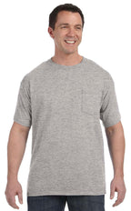 Mens Authentic-T Pocket T-Shirt - ASH - S(D0102H7KW7J)