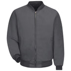Red Kap Men's Solid Team Jacket, Charcoal, Small
