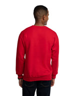 Fruit of the Loom Men's Moisture Wicking Eversoft Fleece Sweatshirt, Red, X-Large