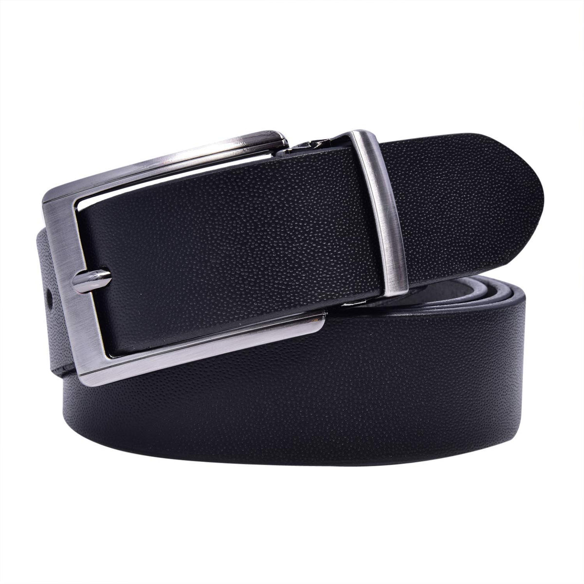 Kaezri Genuine Leather Formal And Casual Black Belt For Men 34