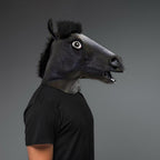 Magik Costumes Deluxe Horse Head Mask (Black)