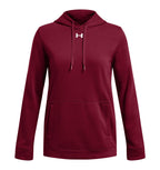 Under Armour Women's UA Hustle Fleece Hoodie XLT Red