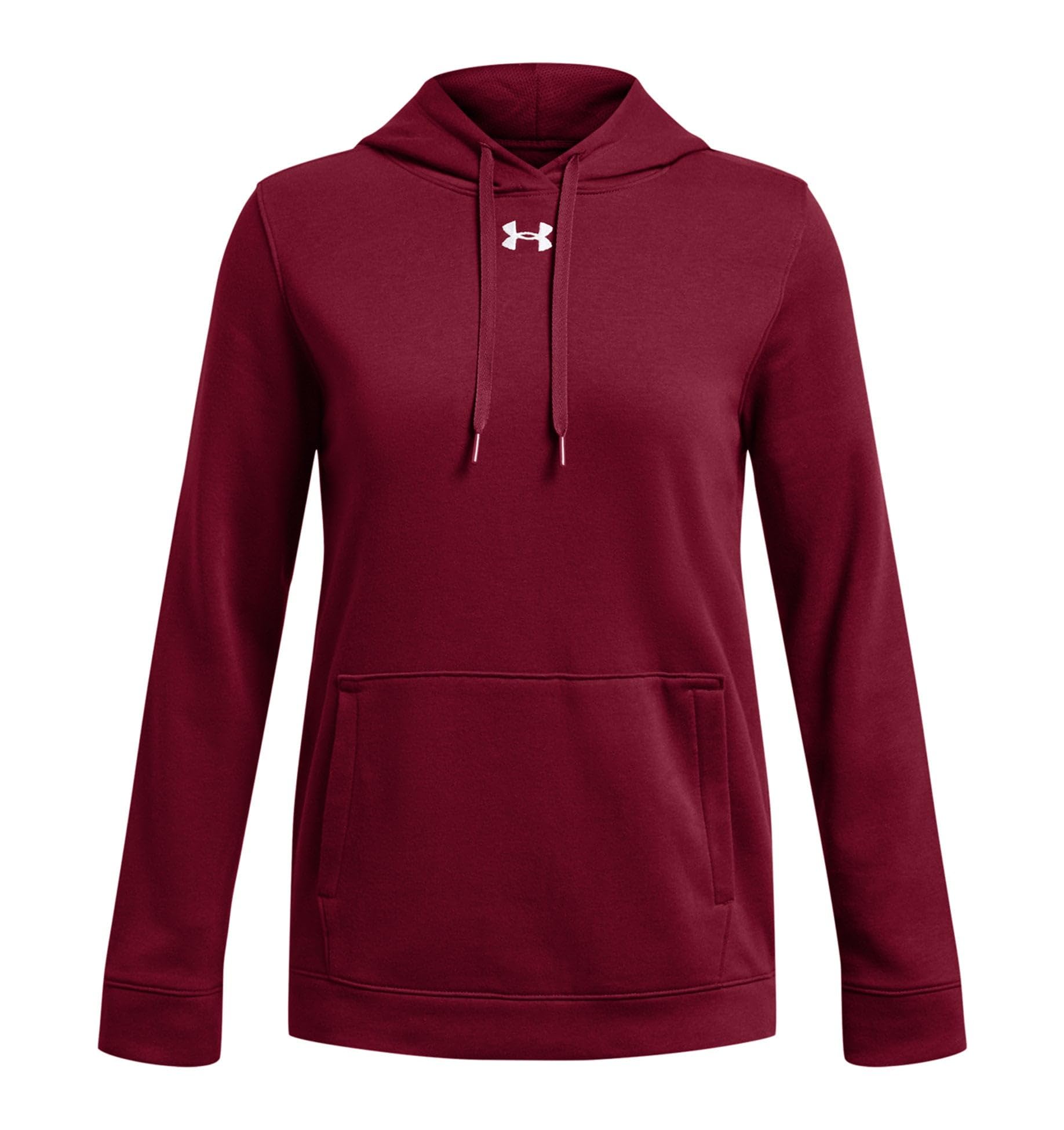 Under Armour Women's UA Hustle Fleece Hoodie XLT Red