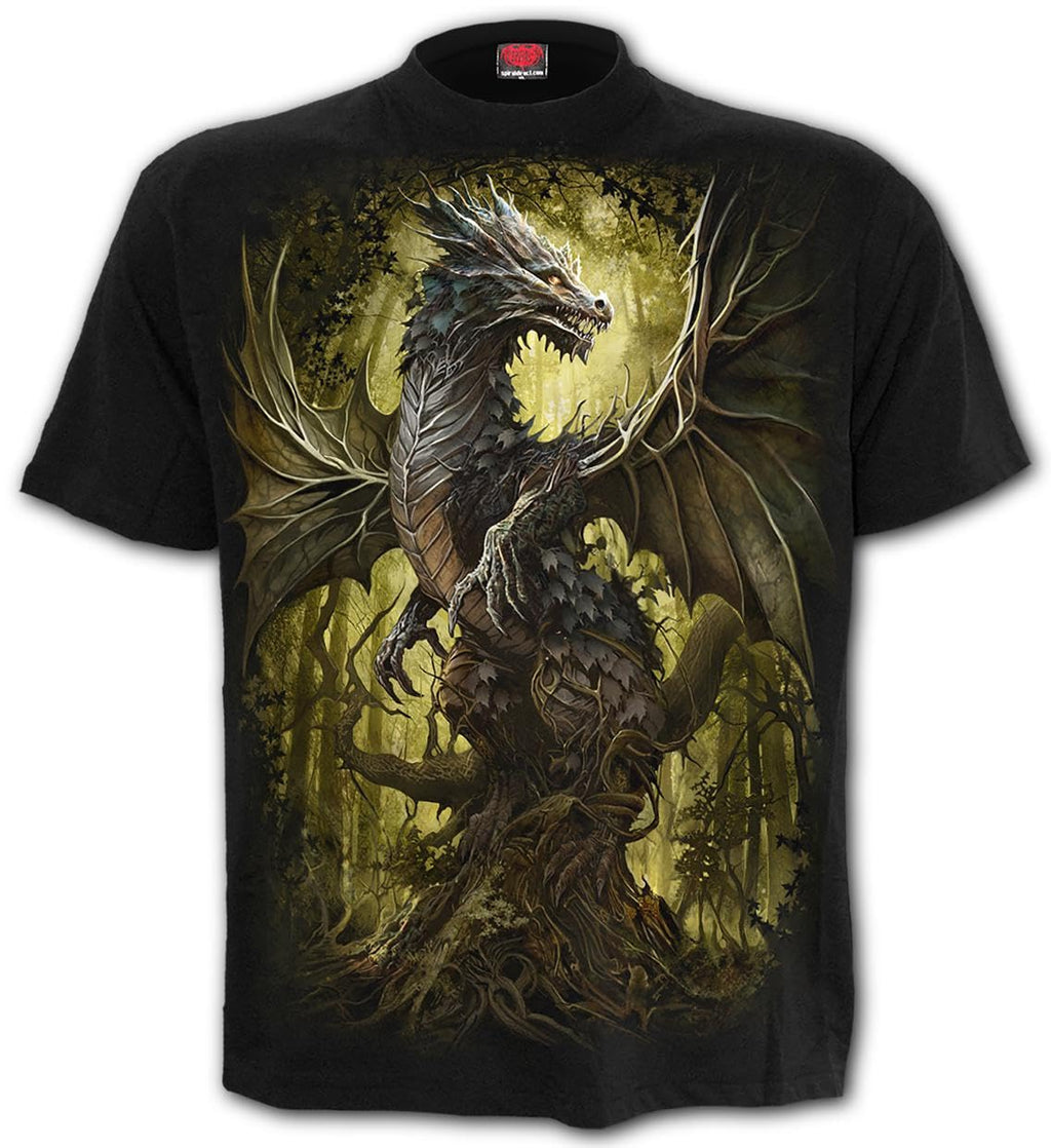 Spiral - Oak Dragon - T-Shirt Black - XXL