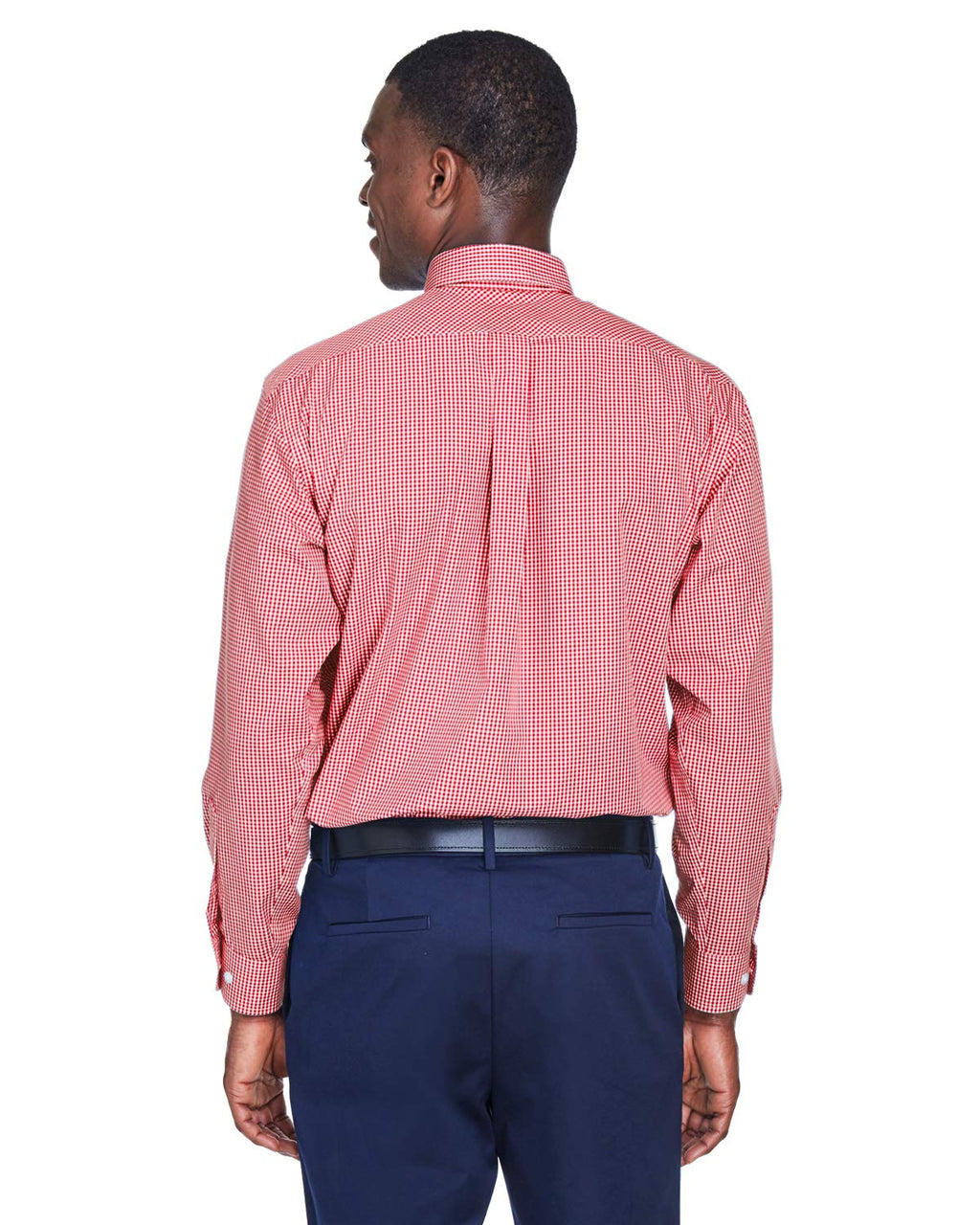 Mens crown Woven collectioningham check - SILVER - S(D0102H76KTT)