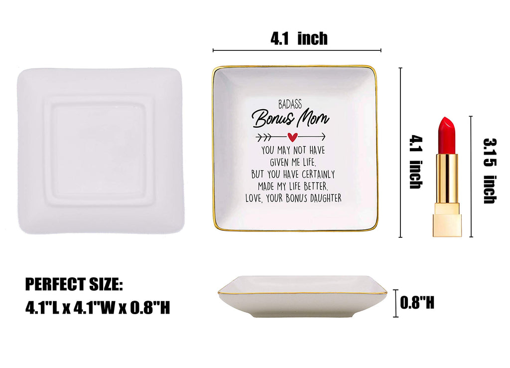 Mother's Day Gift for Bonus Mom Mother-in-Law Step Mother from Son or Daughter -Birthday Christmas Gift for Unbiological Mom - Y