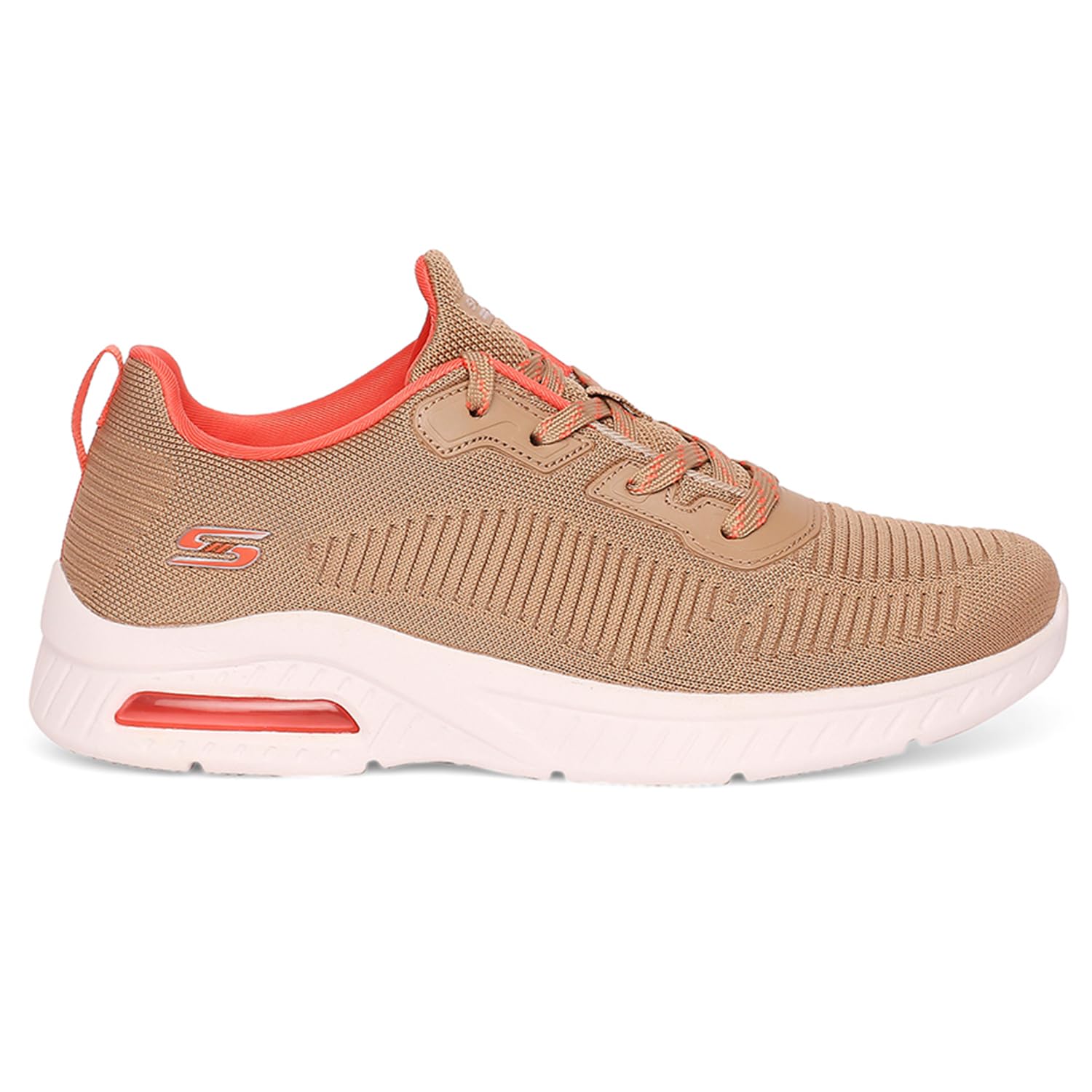 Skechers Women Squad Air Sweet En Vegan Lace Up Engineered Knit Casual Shoes